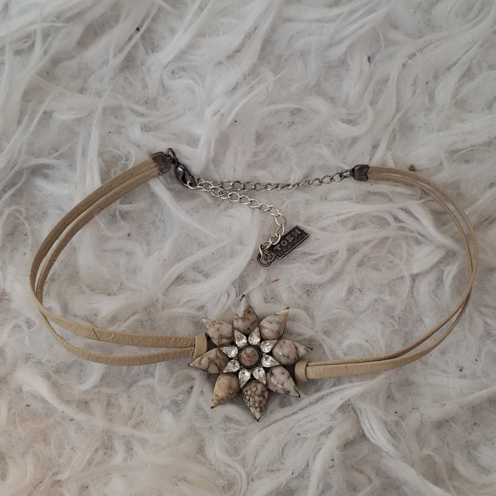 Leather/Shell Choker - image 6